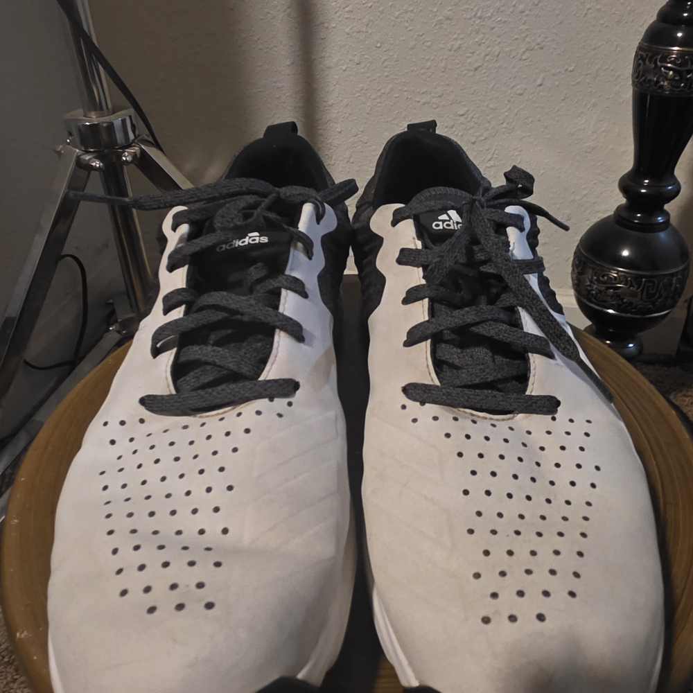 Adidas Black and White Sneakers - Picture 2 of 8